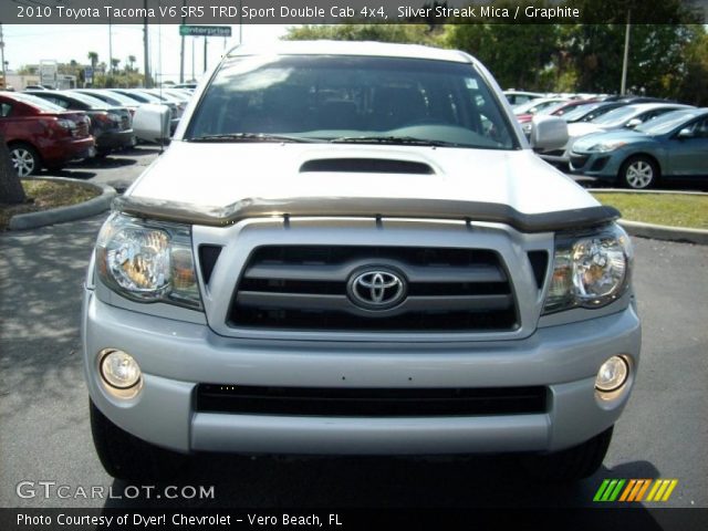 2010 Toyota Tacoma V6 SR5 TRD Sport Double Cab 4x4 in Silver Streak Mica