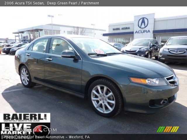 2006 Acura TSX Sedan in Deep Green Pearl