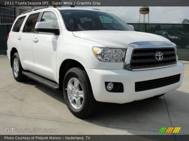 2011 Toyota Sequoia SR5 in Super White