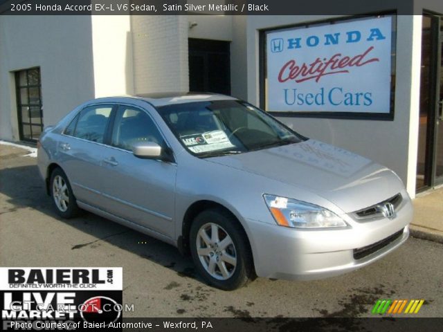 2005 Honda Accord EX-L V6 Sedan in Satin Silver Metallic