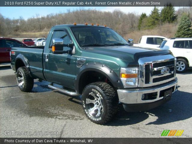 2010 Ford F250 Super Duty XLT Regular Cab 4x4 in Forest Green Metallic