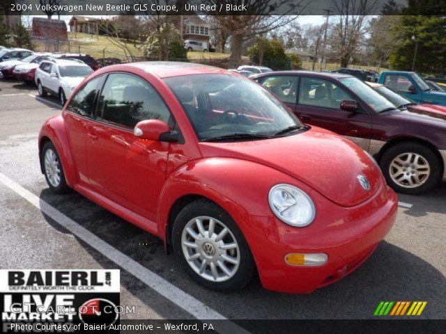 2004 Volkswagen New Beetle GLS Coupe in Uni Red