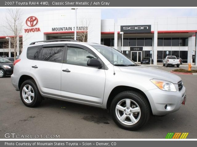2007 Toyota RAV4 4WD in Classic Silver Metallic