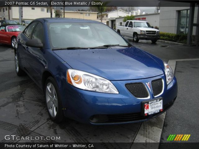 2007 Pontiac G6 Sedan in Electric Blue Metallic