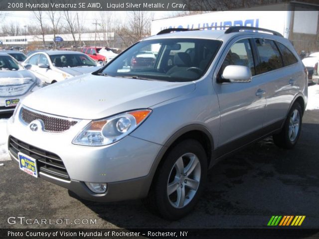 2008 Hyundai Veracruz SE AWD in Liquid Silver Metallic