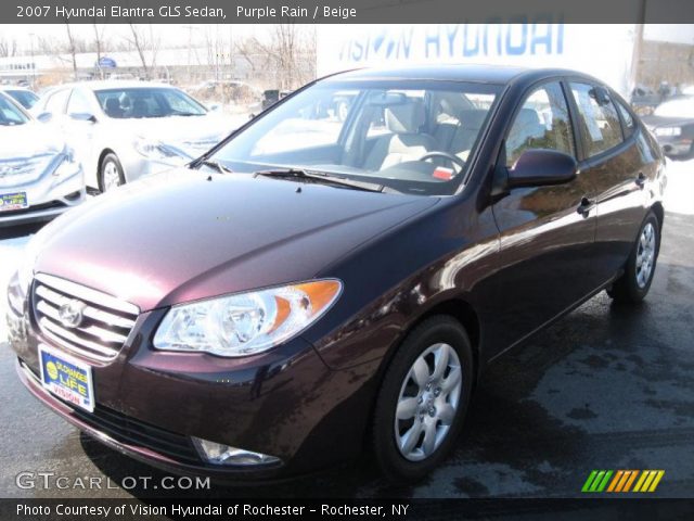 2007 Hyundai Elantra GLS Sedan in Purple Rain