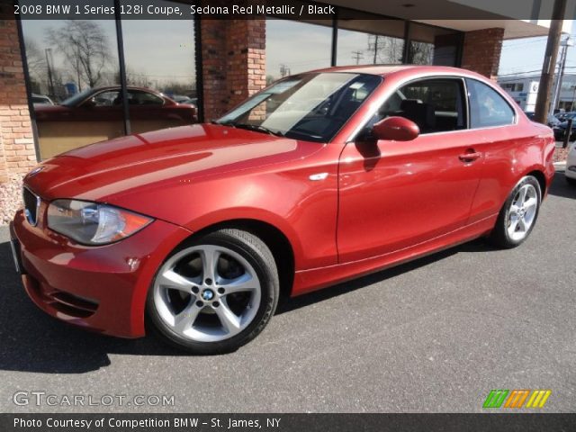 2008 BMW 1 Series 128i Coupe in Sedona Red Metallic