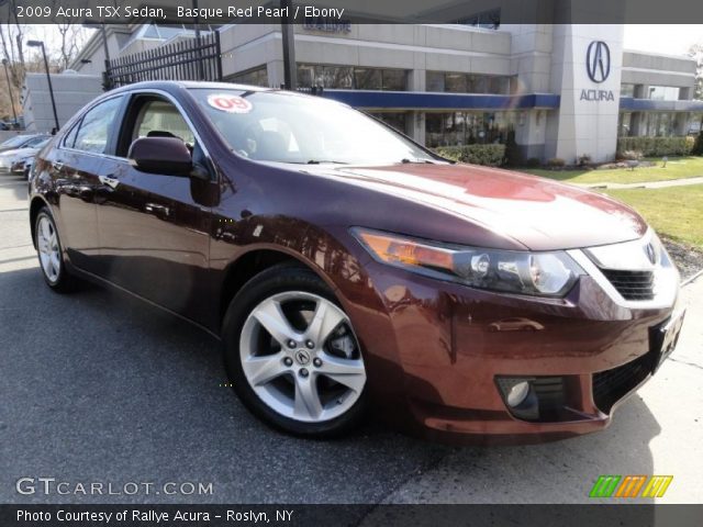 2009 Acura TSX Sedan in Basque Red Pearl