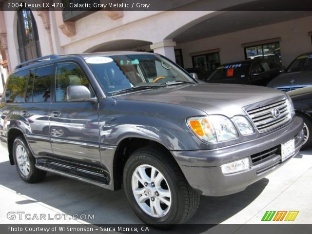 2004 Lexus LX 470 in Galactic Gray Metallic
