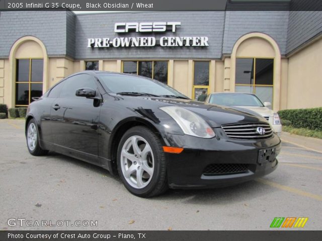 2005 Infiniti G 35 Coupe in Black Obsidian