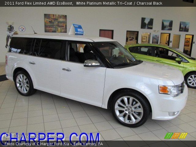 2011 Ford Flex Limited AWD EcoBoost in White Platinum Metallic Tri-Coat