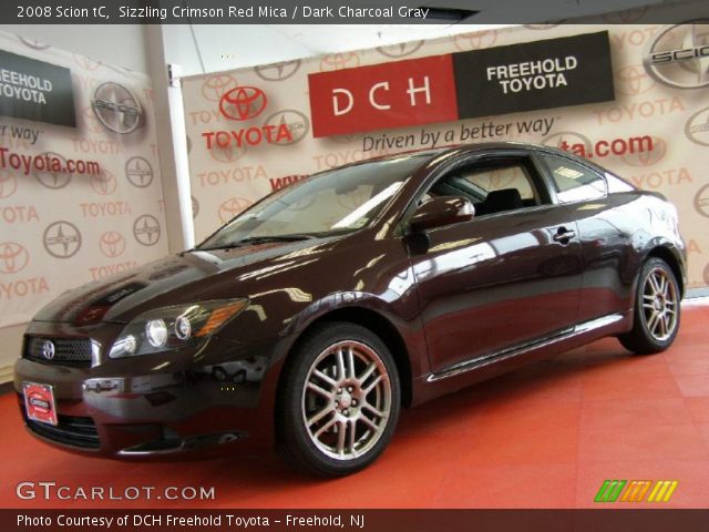 2008 Scion tC  in Sizzling Crimson Red Mica