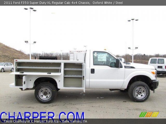 2011 Ford F350 Super Duty XL Regular Cab 4x4 Chassis in Oxford White