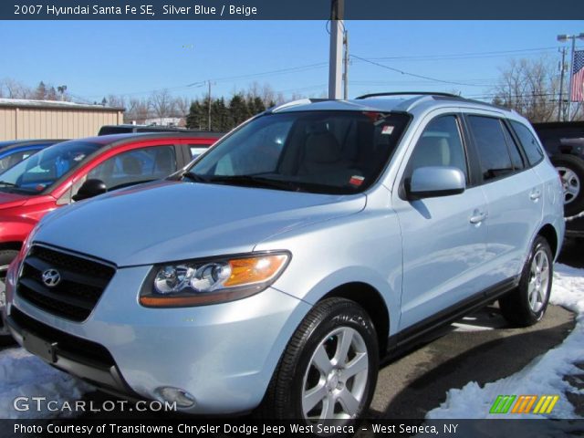 2007 Hyundai Santa Fe SE in Silver Blue