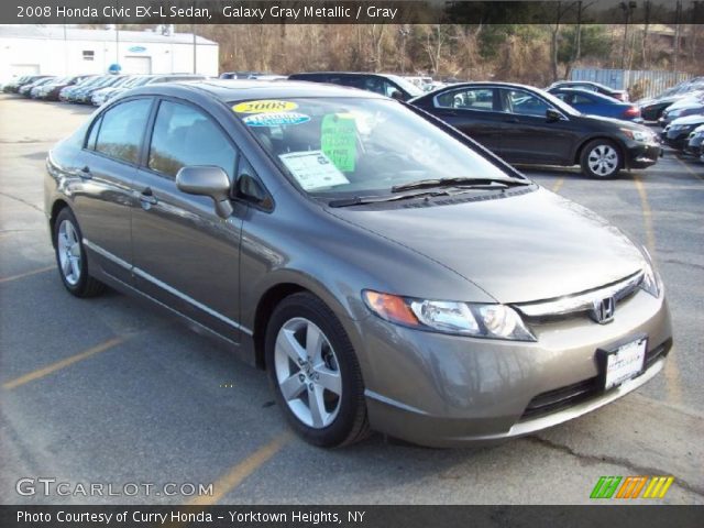 2008 Honda Civic EX-L Sedan in Galaxy Gray Metallic