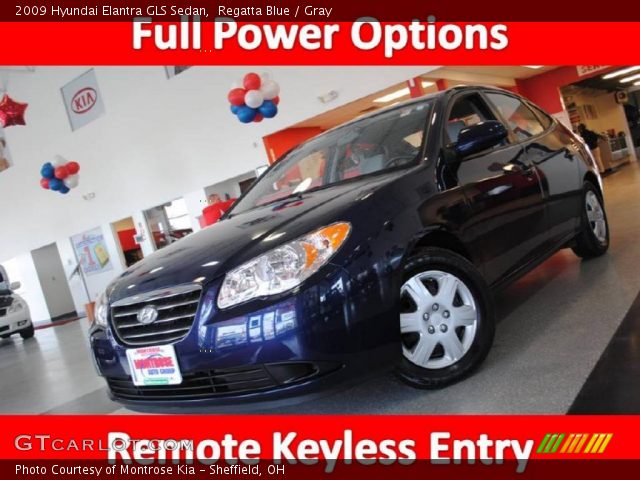 2009 Hyundai Elantra GLS Sedan in Regatta Blue