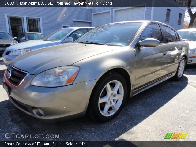 2003 Nissan Altima 3.5 SE in Polished Pewter Metallic