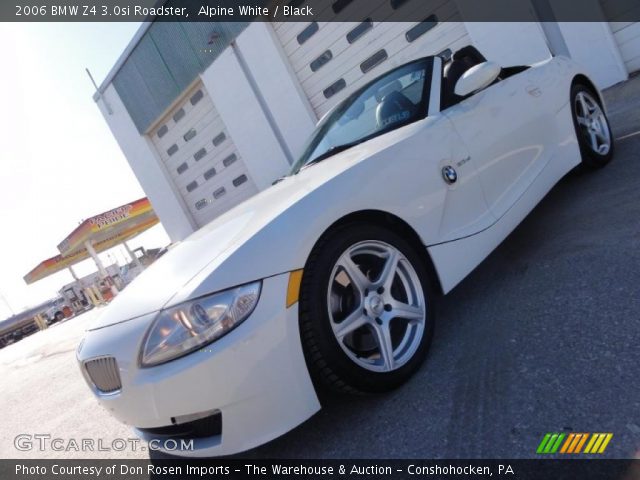 2006 BMW Z4 3.0si Roadster in Alpine White