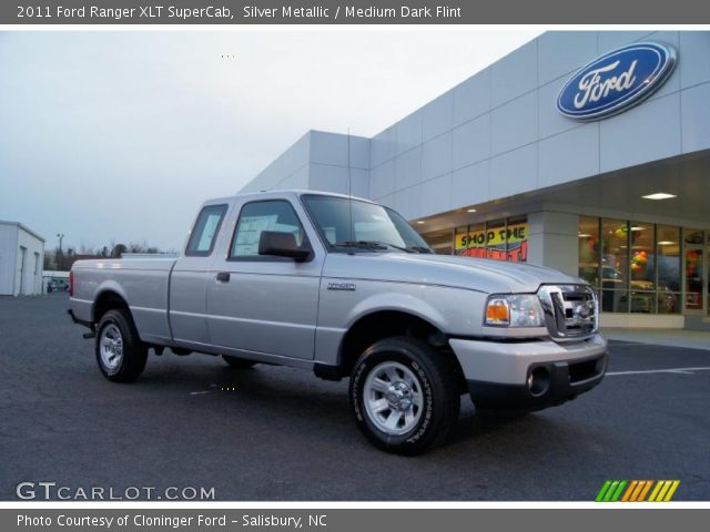 2011 Ford Ranger XLT SuperCab in Silver Metallic