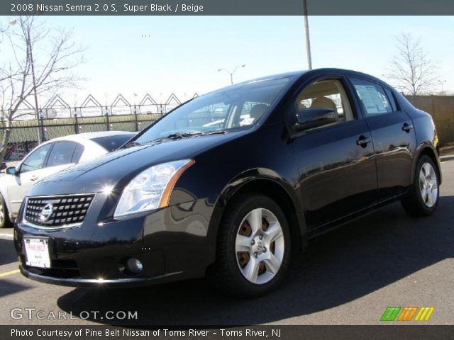 2008 Nissan Sentra 2.0 S in Super Black