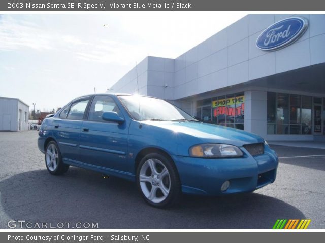 2003 Nissan Sentra SE-R Spec V in Vibrant Blue Metallic