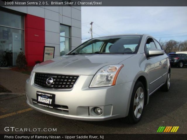 2008 Nissan Sentra 2.0 S in Brilliant Silver