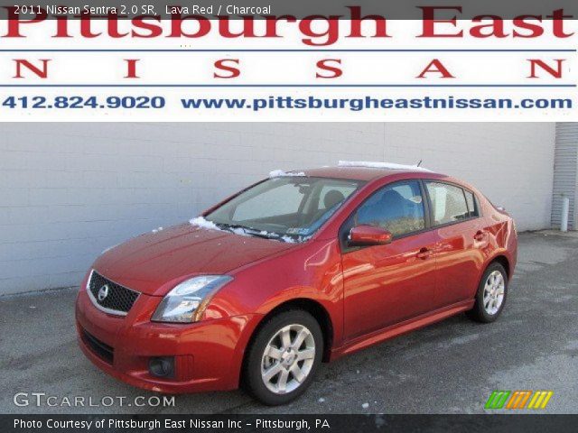 2011 Nissan Sentra 2.0 SR in Lava Red