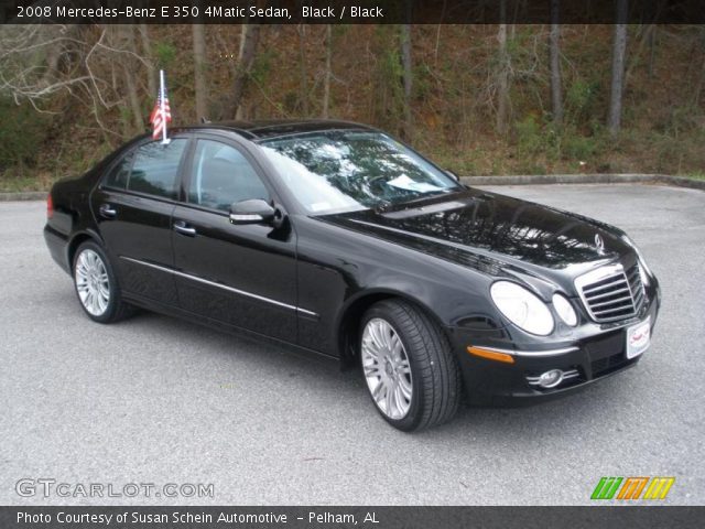 2008 Mercedes-Benz E 350 4Matic Sedan in Black