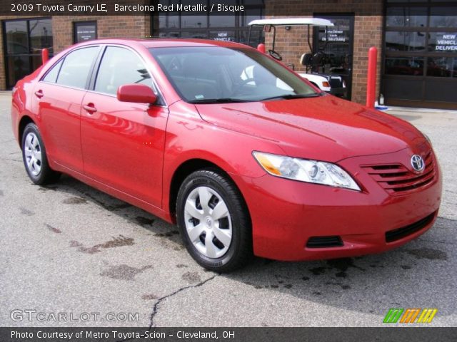 2009 Toyota Camry LE in Barcelona Red Metallic