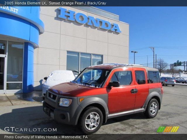 2005 Honda Element LX in Sunset Orange Pearl