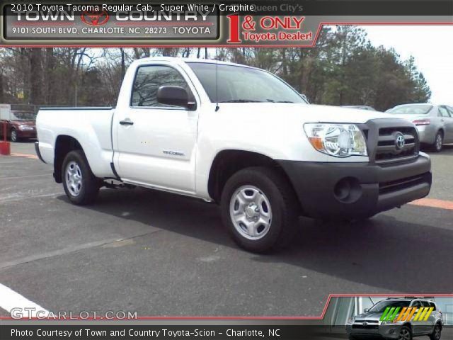 2010 Toyota Tacoma Regular Cab in Super White