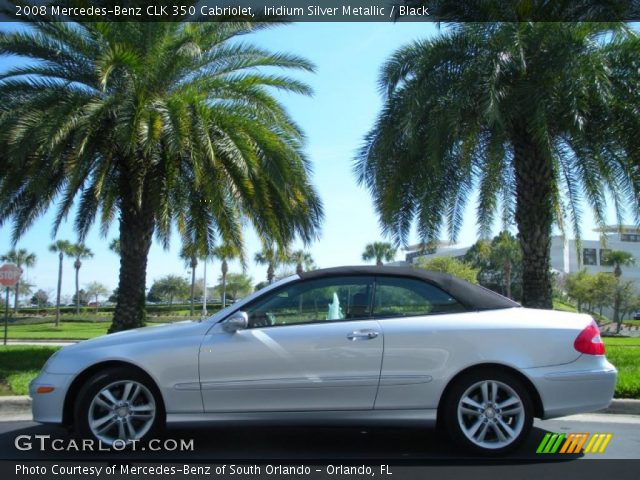 2008 Mercedes-Benz CLK 350 Cabriolet in Iridium Silver Metallic