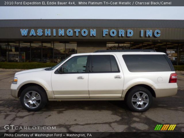2010 Ford Expedition EL Eddie Bauer 4x4 in White Platinum Tri-Coat Metallic