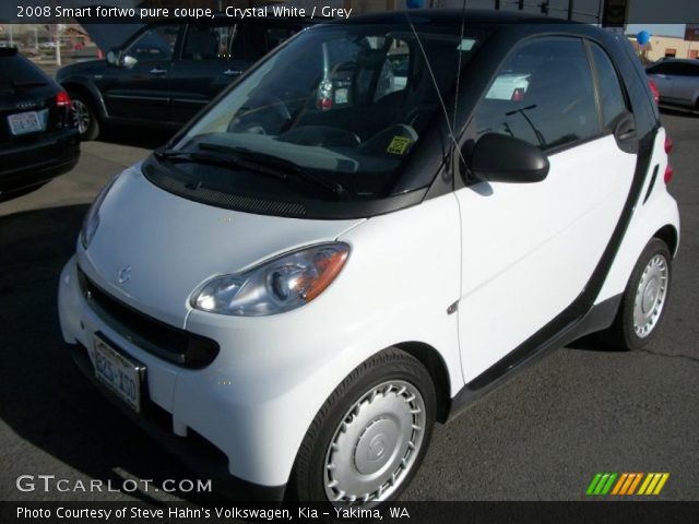2008 Smart fortwo pure coupe in Crystal White