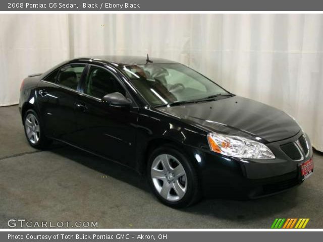 2008 Pontiac G6 Sedan in Black