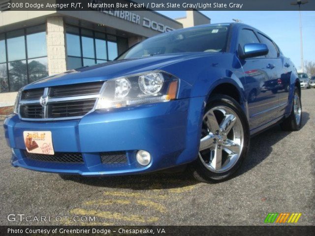 2008 Dodge Avenger R/T in Marathon Blue Pearl