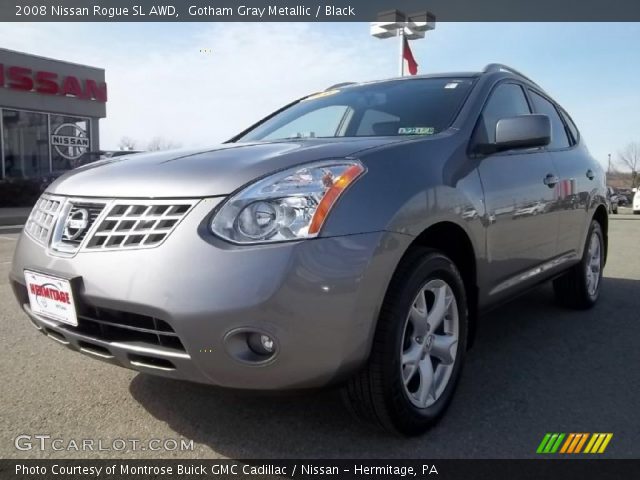 2008 Nissan Rogue SL AWD in Gotham Gray Metallic
