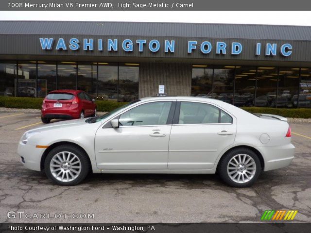 2008 Mercury Milan V6 Premier AWD in Light Sage Metallic