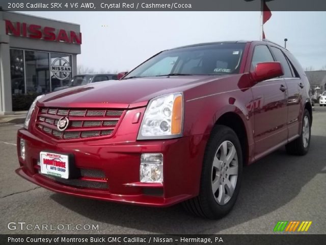 2008 Cadillac SRX 4 V6 AWD in Crystal Red