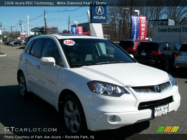 2008 Acura RDX Technology in White Diamond Pearl