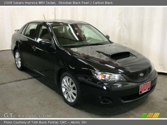2008 Subaru Impreza WRX Sedan in Obsidian Black Pearl