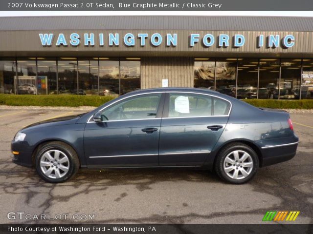 2007 Volkswagen Passat 2.0T Sedan in Blue Graphite Metallic