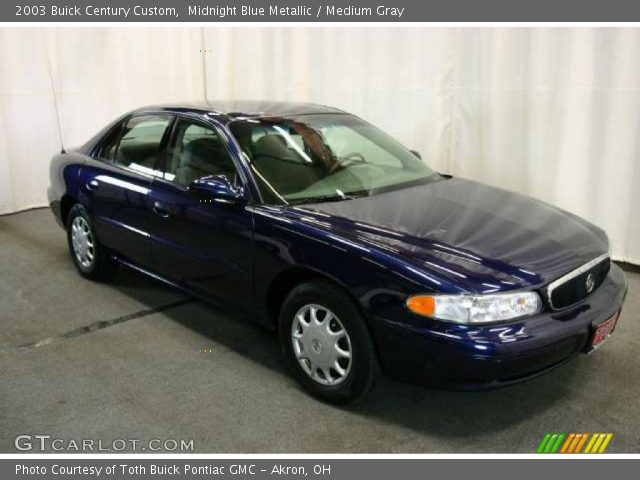 2003 Buick Century Custom in Midnight Blue Metallic
