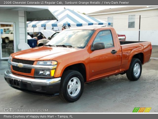2006 Chevrolet Colorado LS Regular Cab in Sunburst Orange Metallic