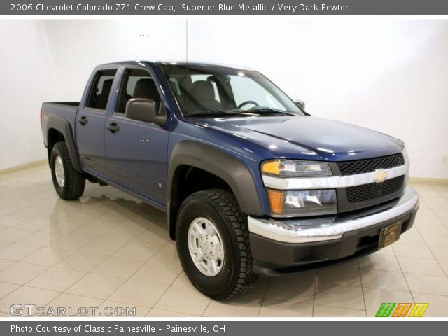 2006 Chevrolet Colorado Z71 Crew Cab in Superior Blue Metallic