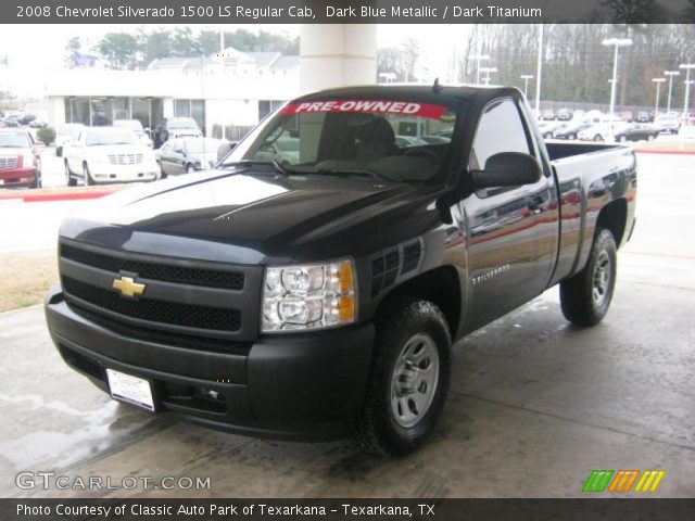 2008 Chevrolet Silverado 1500 LS Regular Cab in Dark Blue Metallic