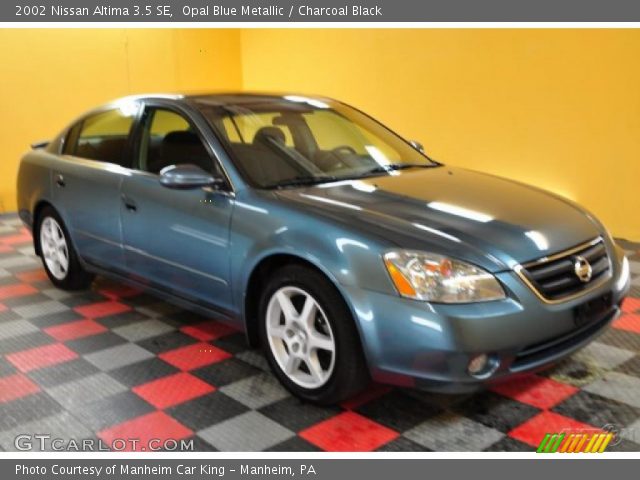 2002 Nissan Altima 3.5 SE in Opal Blue Metallic