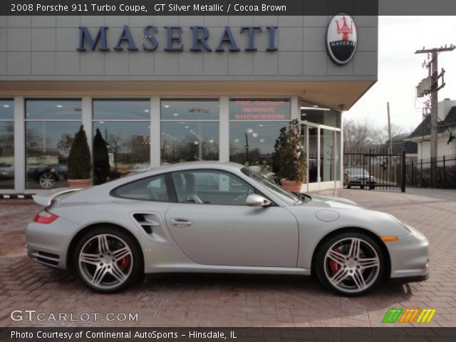 2008 Porsche 911 Turbo Coupe in GT Silver Metallic