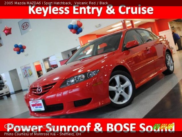 2005 Mazda MAZDA6 i Sport Hatchback in Volcanic Red