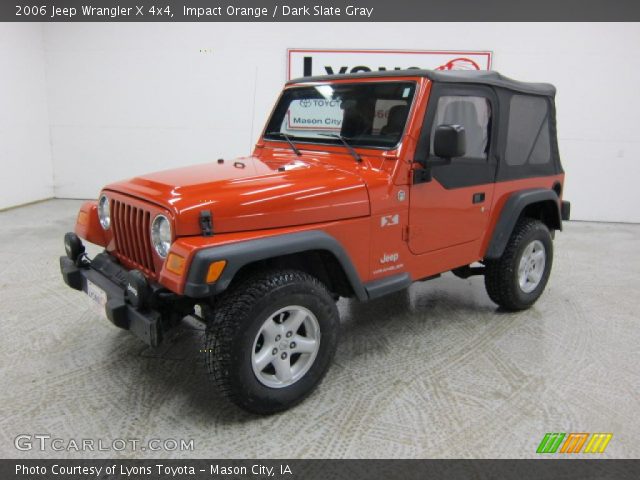 2006 Jeep Wrangler X 4x4 in Impact Orange